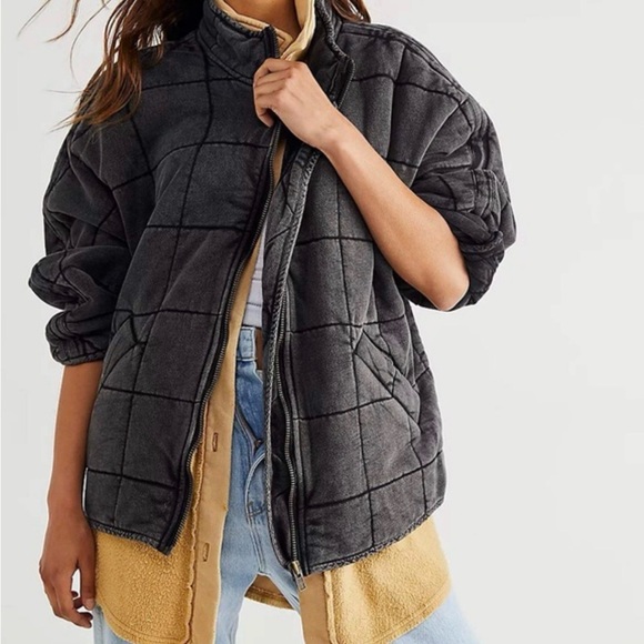 Free People Jackets & Blazers - Free People Dolman Quilted Knit Jacket